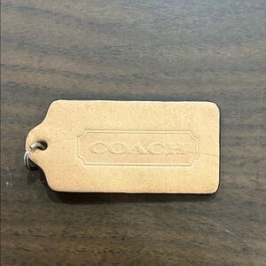 Coach Hangtag